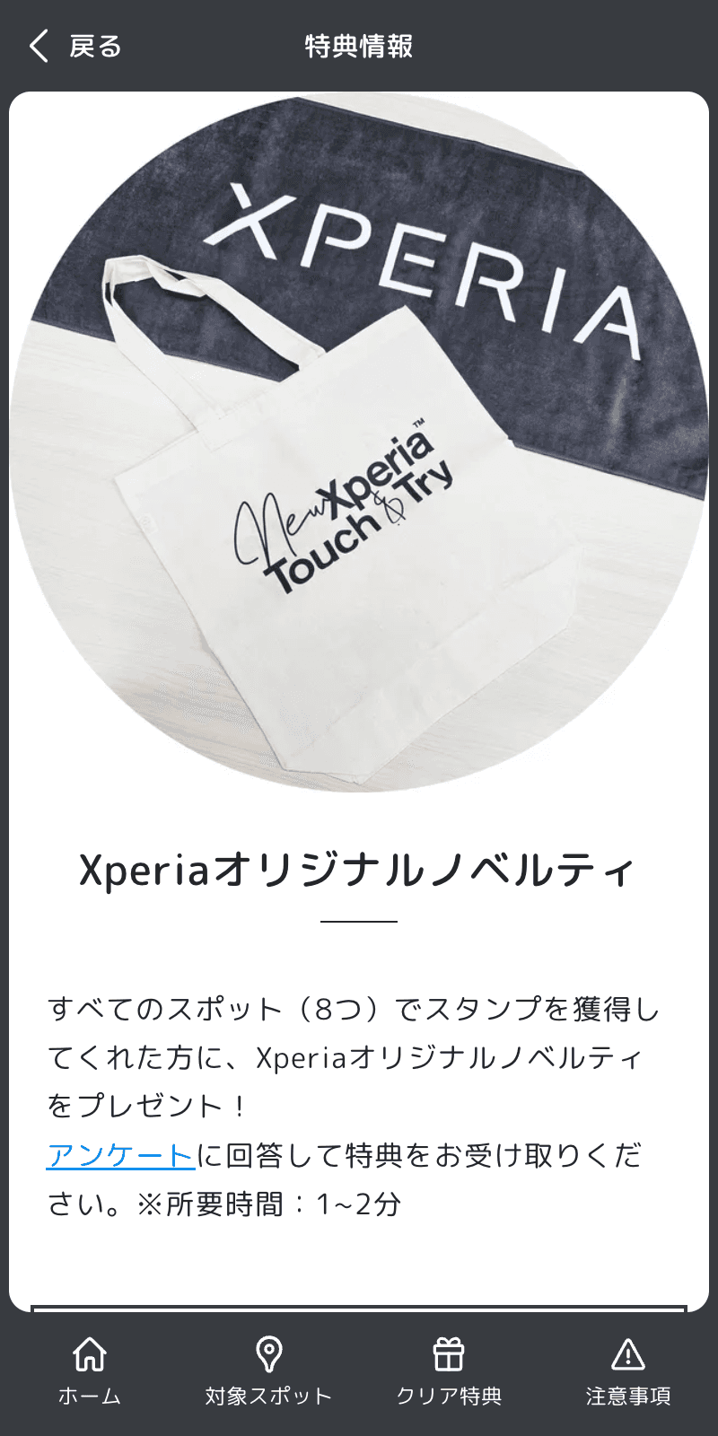 New Xperia Touch&Tryラリー2023のスクリーンショット 4