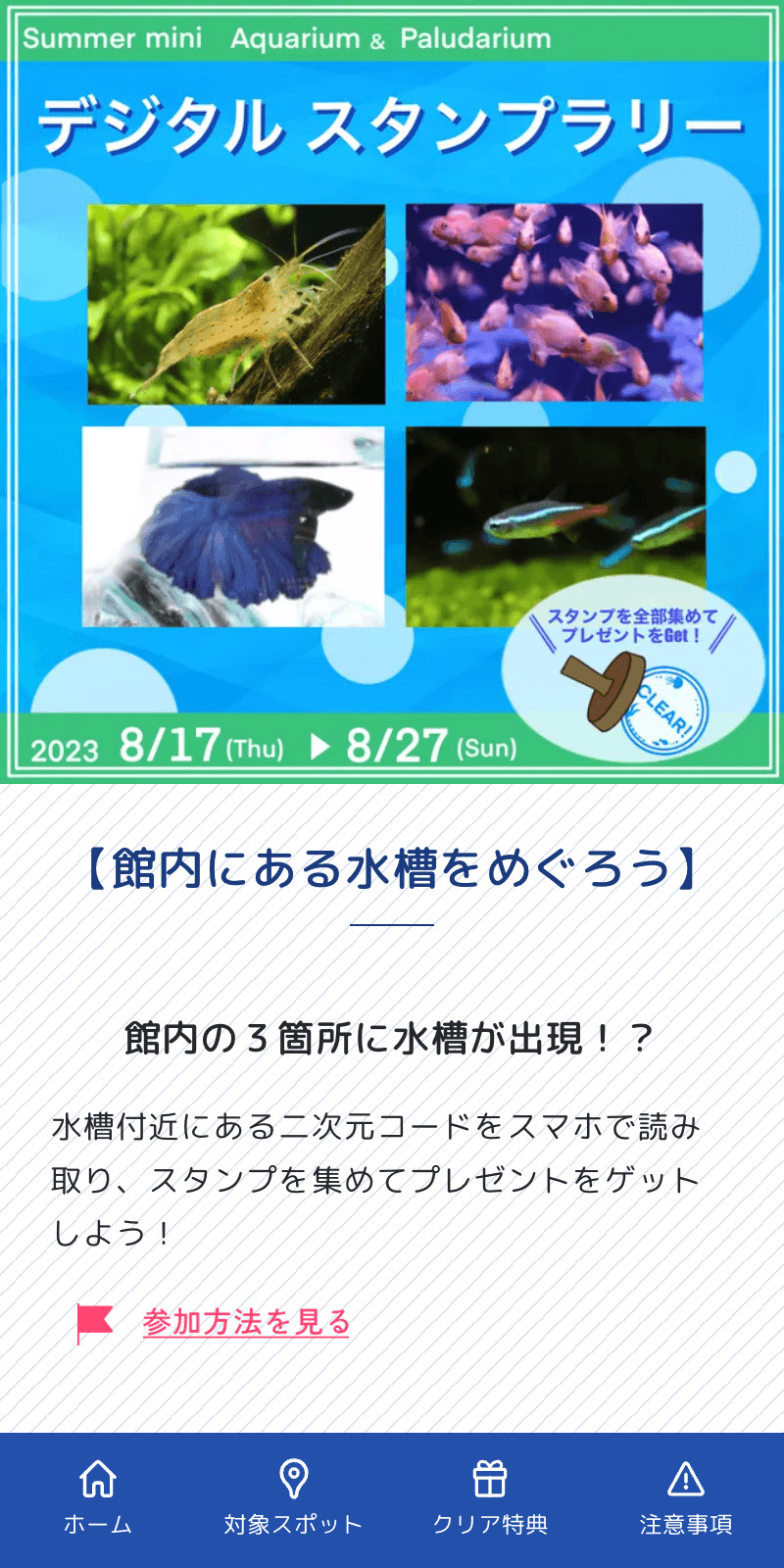 Summer mini アクアリウムラリーのスクリーンショット 1