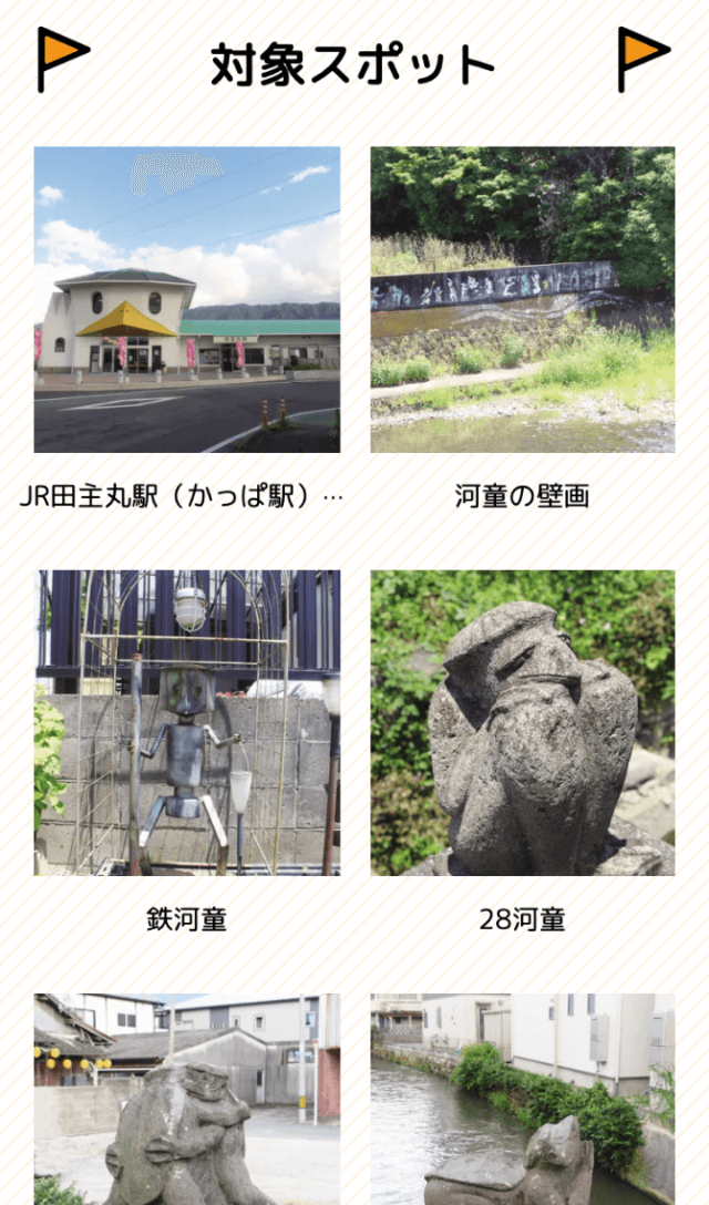 田主丸かっぱスタンプラリーのスクリーンショット 2