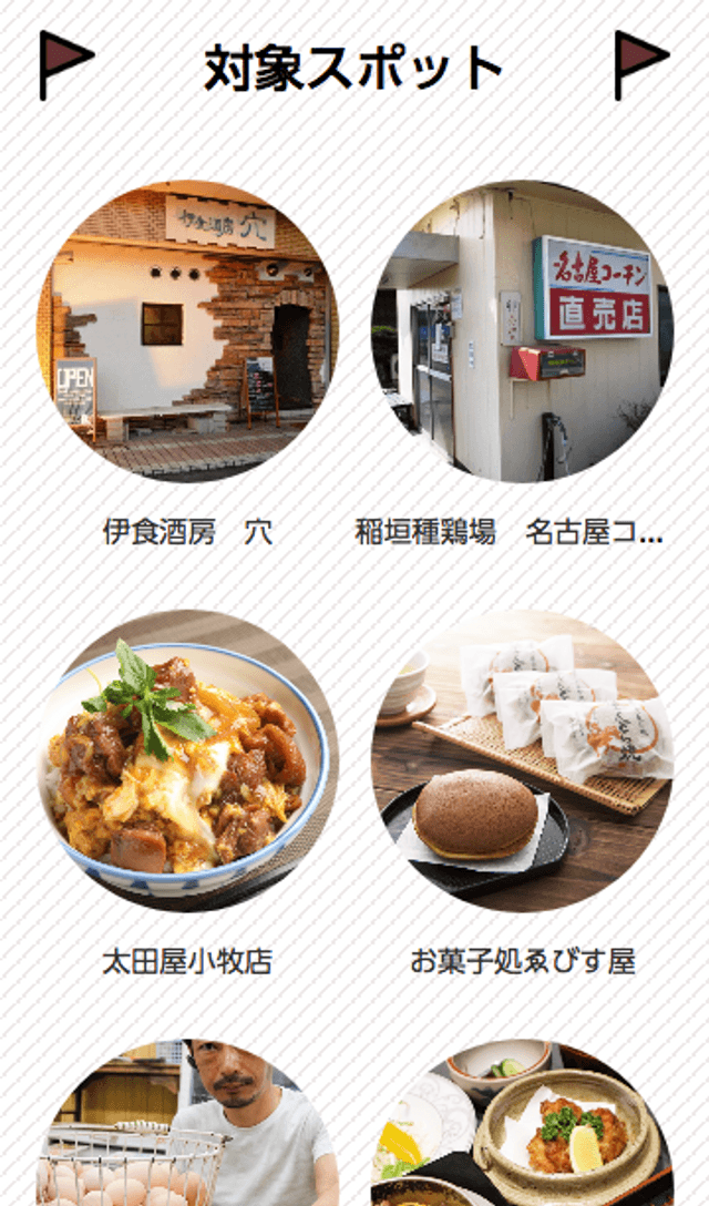 名古屋コーチンスタンプラリーのスクリーンショット 2