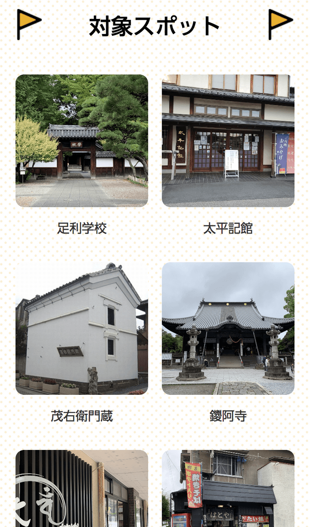 足利ぶらっとまちなかデジタルラリーのスクリーンショット 2