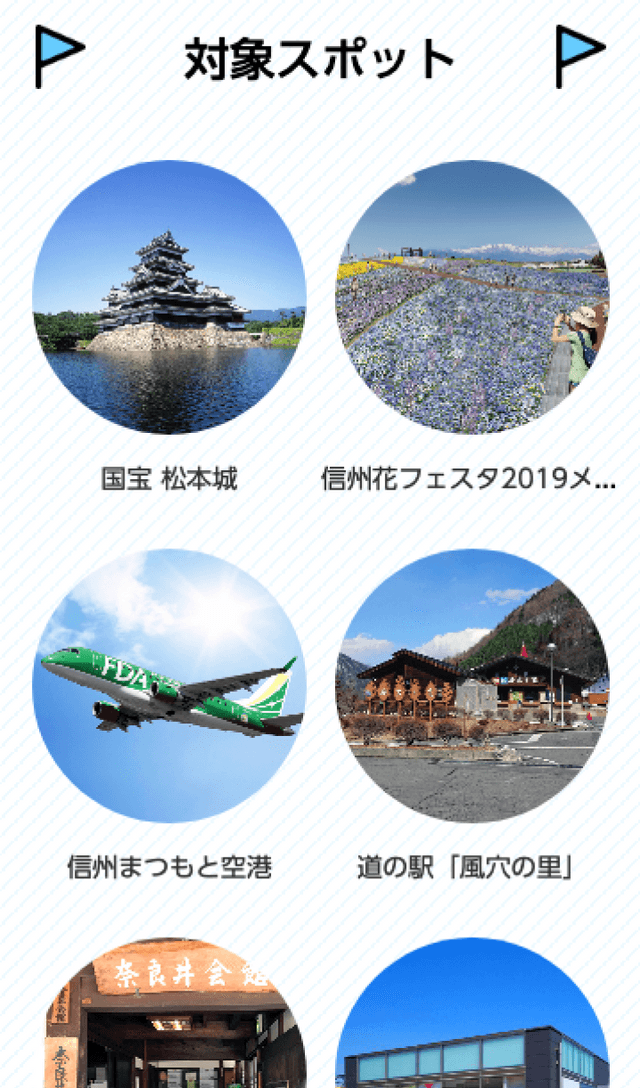 信州松本エリア周遊ラリーのスクリーンショット 2